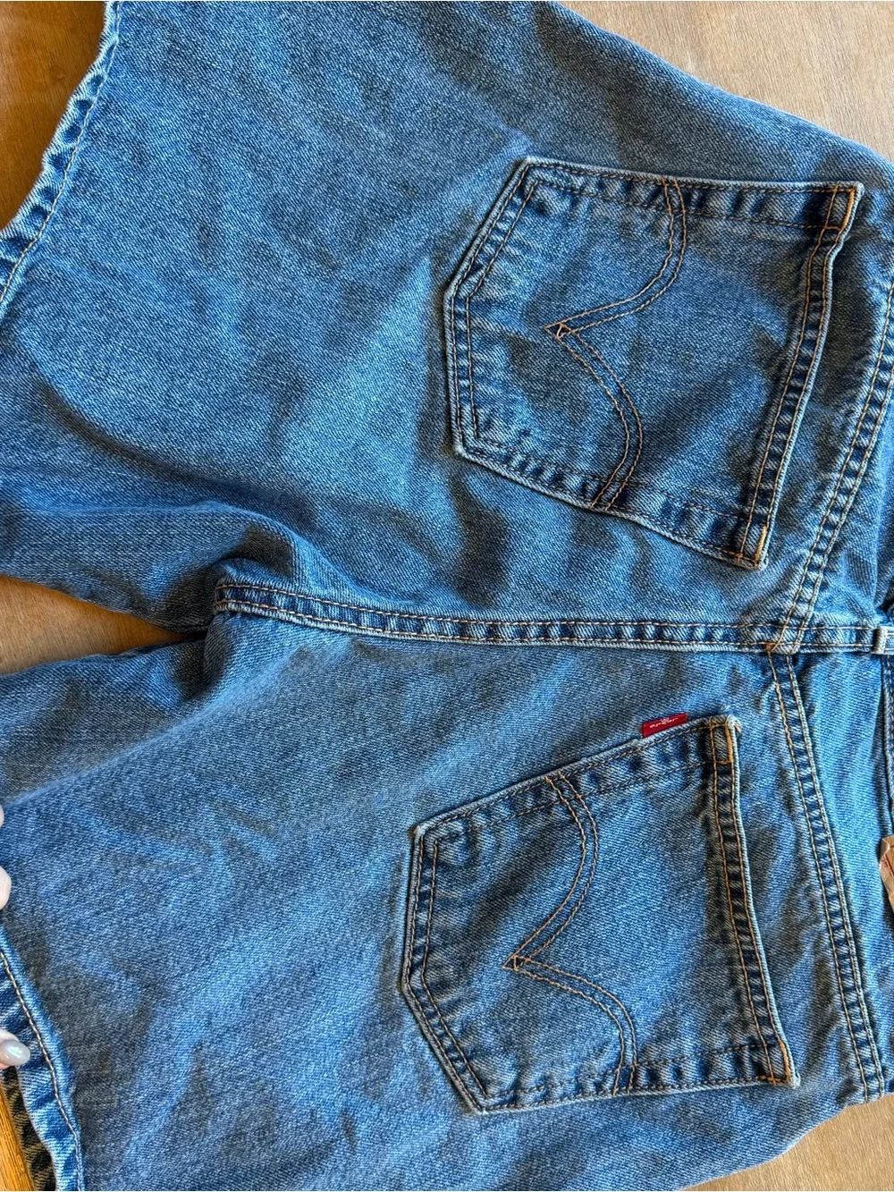 Levi's Blue Denim Jean Shorts